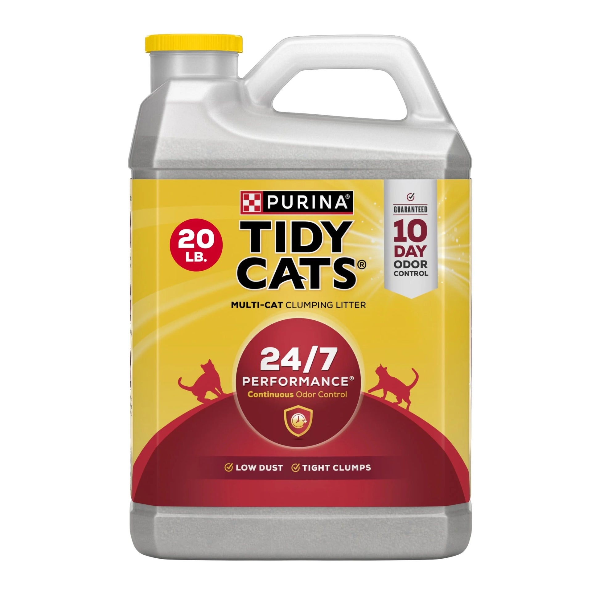 Purina  24/7 Performance Arena Aglomerante Cat, Aroma a Ropa Limpia, Garrafa De 20 Lb